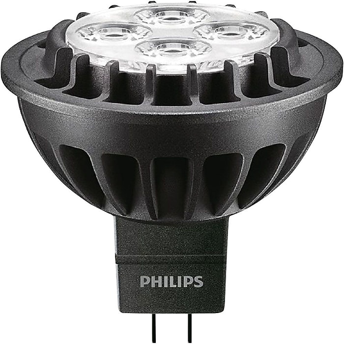 Philips 7W Warm White LED MR16 Bulb, 25° Flood Beam, 10/Pack