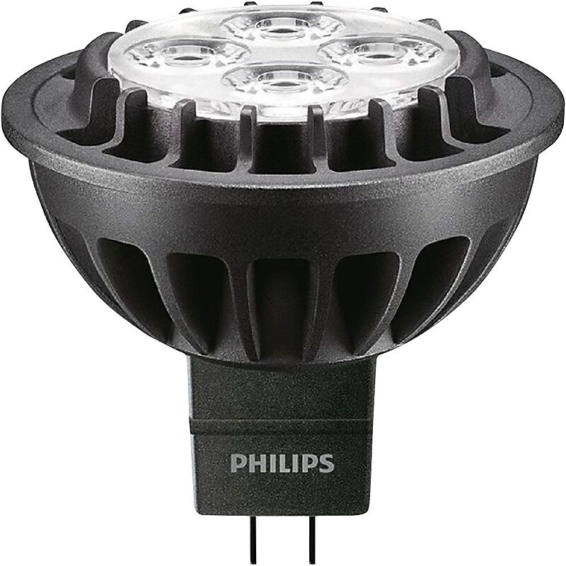 Philips 7W Warm White LED MR16 Bulb, 25° Flood Beam, 10/Pack (PHI461558) image 1