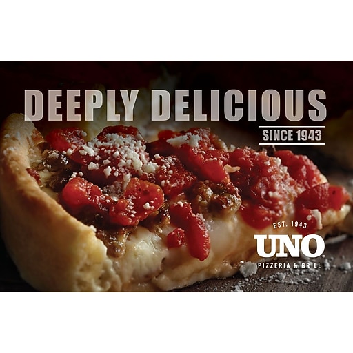 UNO Pizzeria & Grill Gift Card 100 Staples