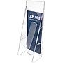 Deflecto Stand-Tall Brochure Holder, 4.5" x 11.875", Vertical, Wall Mounted, Clear Plastic (55601)~#|#~s1096045_sc7