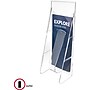 Deflecto Stand-Tall Brochure Holder, 4.5" x 11.875", Vertical, Wall Mounted, Clear Plastic (55601)~#|#~s1096046_sc7
