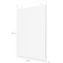 Deflect-O Anti-Glare Sign Holder, 8.5" x 11", Vertical, Wall Mounted, Clear Acrylic (878201RT)~#|#~s1096236_sc7