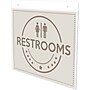 Deflect-O Anti-Glare Sign Holder, 8.5" x 11", Vertical, Wall Mounted, Clear Acrylic (878201RT)~#|#~s1096237_sc7
