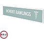 Deflect-O Horizontal Nameplate Holder, Horizontal, Wall Mounted, Clear Plastic (587501RT)~#|#~s1096263_sc7