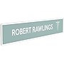 Deflect-O Horizontal Nameplate Holder, Horizontal, Wall Mounted, Clear Plastic (587501RT)~#|#~s1096264_sc7