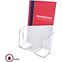 Deflect-O Docuholder Literature Holder, 5.8" x 8.2", Crystal Clear Plastic (74901)~#|#~s1096411_sc7