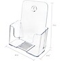 Deflect-O Docuholder Literature Holder, 5.8" x 8.2", Crystal Clear Plastic (74901)~#|#~s1096414_sc7