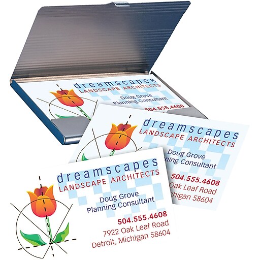 Avery® Inkjet Business Cards, White, 2" x 3 1/2", 1,000/Cards Staples