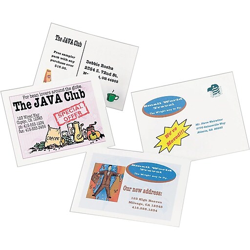 Avery® Inkjet Postcards, Matte Finish, 5 1/2" x 4 1/4" 200/Pack (8387