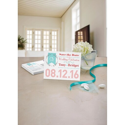 Avery® Inkjet Postcards, Matte Finish, 5 1/2" x 4 1/4" 200/Pack (8387) Staples