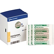 First Aid Only Bandages; Smart Compliance, 1-1/2" x 1-1/2" Plastic Patch Bandages, 10/Box (FAO3000)