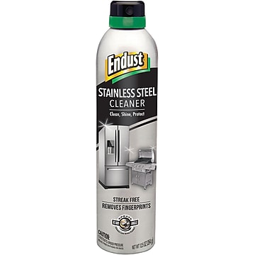 Endust Stainless Steel Cleaner  12.5 oz  Appliance Spray  pack of 4 