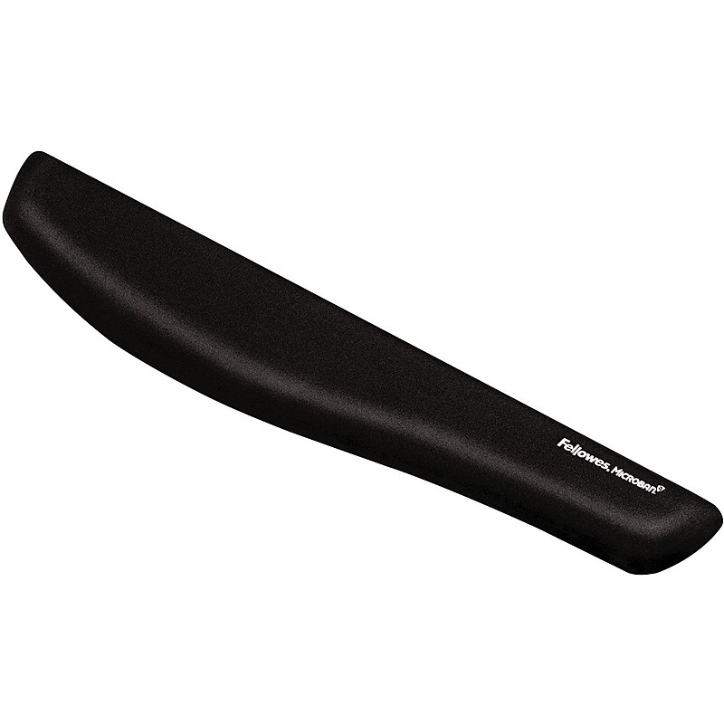 Fellowes PlushTouch Foam Wrist Rest, Black (9252104) image 1