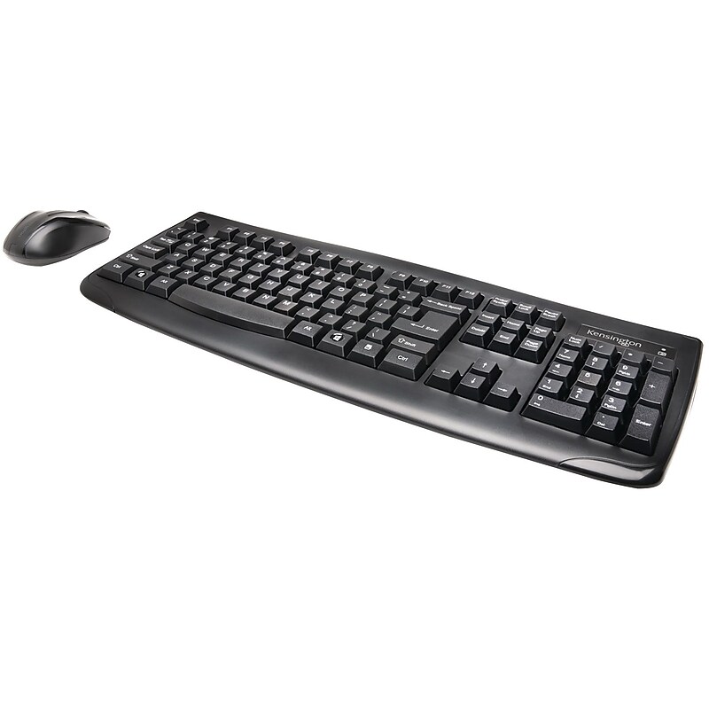 Kensington Keyboard for Life Wireless Desktop Combo Set, Black (K75231US) image 1