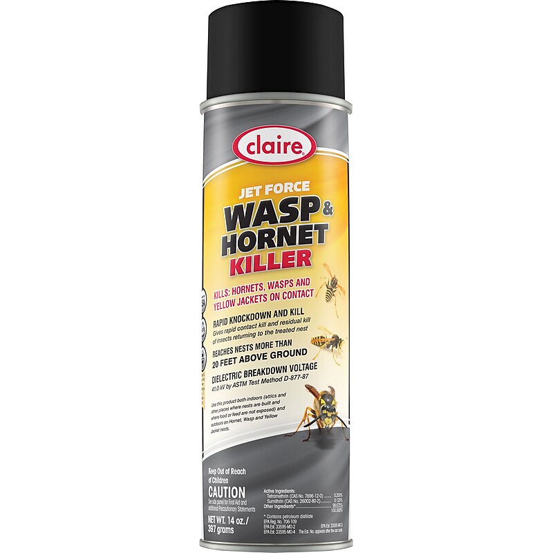 Claire Jet Force Wasp & Hornet Killer, 14 oz. image 1