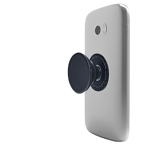 Popsockets Expanding Stand And Grip For Smartphone And Tablet Black At Staples