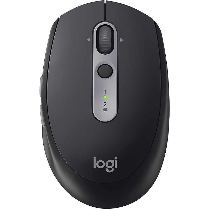 Logitech M590 Wireless Optical USB Mouse, Black (910-005014) image 1