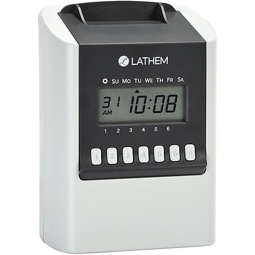 Lathem Automatic Calculating Time Clock (700E) Staples