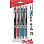 Pentel EnerGel RTX Gel Pens, Bold Point, Assorted Ink, 5/Pack (BL80BP5M)~#|#~s1098199_sc7