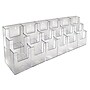 Azar Brochure Holder, 27.75" x 9", Vertical, Desktop/Wall, Clear Acrylic (AZA252821)~#|#~s1099172_sc7