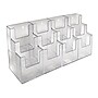 Azar Brochure Holder, 18.5" x 9", Horizontal, Desktop/Wall, Clear Acrylic, 2/Pack (AZA252818)~#|#~s1099174_sc7