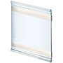 Azar Nameplate Holder, 6" x 6", Vertical, Wall Mounted, Clear, Plastic, 10/Pack (AZA199620)~#|#~s1099186_sc7