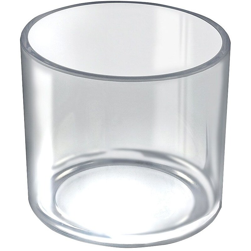 Azar Displays Styrene Countertop Cylinder, 6" x 6" Diameter, 4/PK (556336) image 1