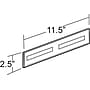 Azar Displays Acrylic Nameplate, 11.5"W x 2.5"H, 10/PK (122011)~#|#~s1099206_sc7