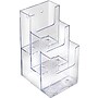 Azar Brochure Holder, 4.5" x 9.125", Vertical, Clear Plastic, 2/Pack (AZA252033)~#|#~s1099211_sc7