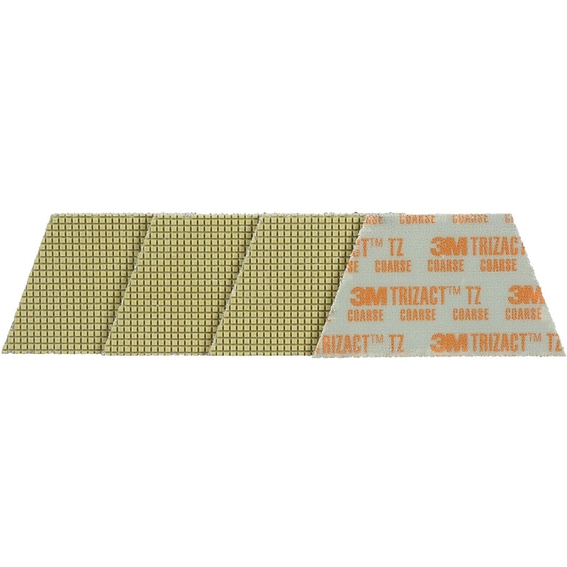 3M Trizact Diamond TZ Abrasive Floor Pad, Gold, 16/Carton (86018) image 1