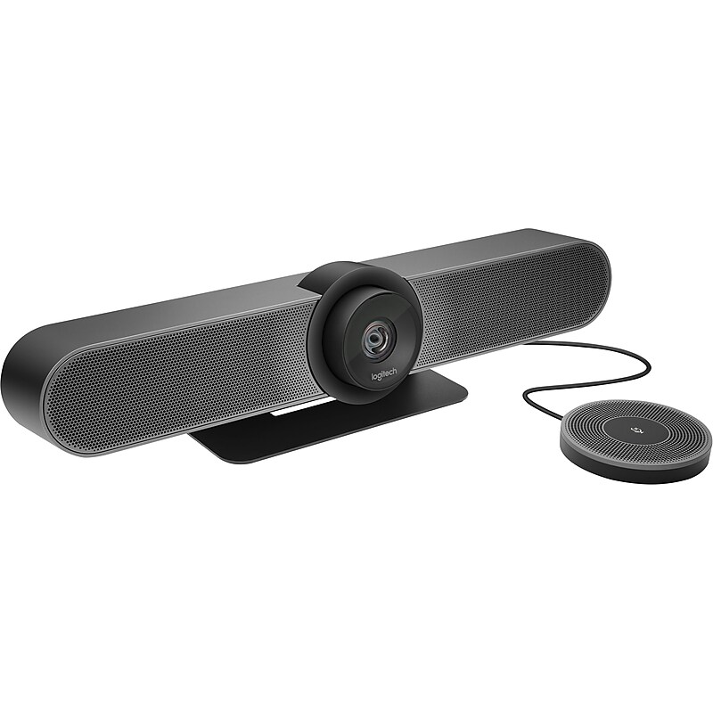 Logitech MeetUp and Expansion Mic HD Video and Audio Conferencing System for Small Meeting Rooms (960-001201) image 1