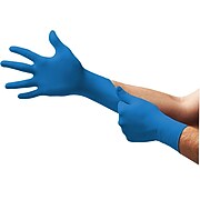 Ansell SafeGrip® Powder-Free Latex Exam Gloves, Size Medium, 50/BX (SG-375)