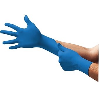 Ansell SafeGrip Powder-Free Latex Exam Gloves, Size Medium, 50/Box (SG-375)