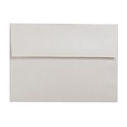 Staples Gummed A7 Invitation Envelope, 5.25" x 7.25", Silver Metallic, 25/Pack (51743)