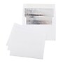 A7 Invitation Envelope, 5 1/4" x 7 1/4", White/Light Gray, 25/Pack (51746)~#|#~s1100096_sc7