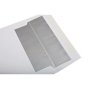 A7 Invitation Envelope, 5 1/4" x 7 1/4", White/Light Gray, 25/Pack (91171)