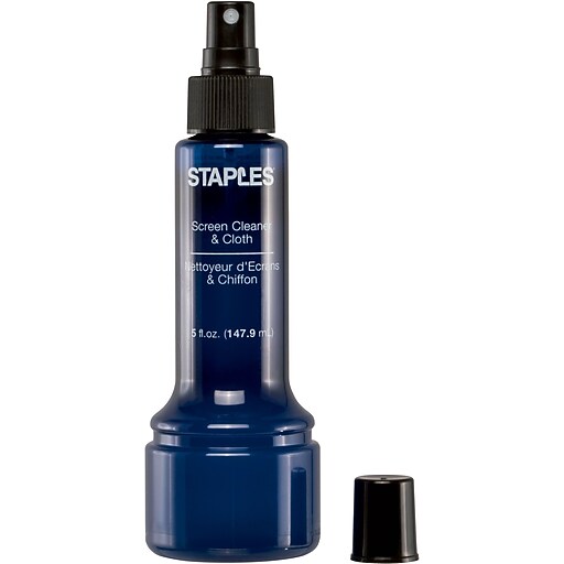 Staples Premium Screen Cleaner & Cloth, 5 fl.oz. at Staples