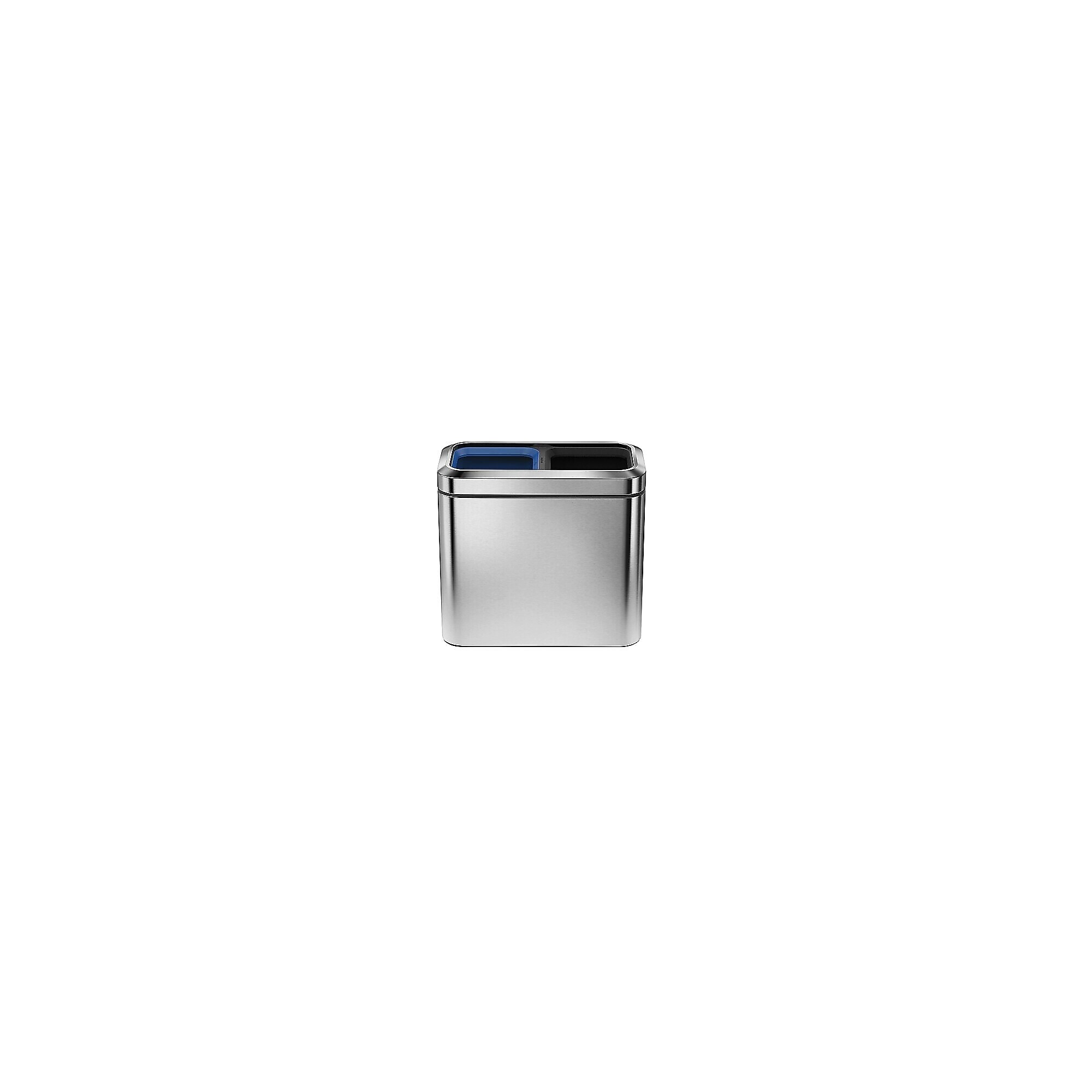 simplehuman Slim Open Recycler, Brushed Stainless Steel, 5.25 Gallon Sansujyuku sansujyuku.com