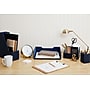 Staples® Stackable Letter Tray, Faux Leather, Blue~#|#~s1102724_sc7