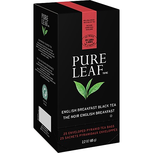 Pure Leaf Tea Bags English Breakfast, 25/Box (ULV72310) at Staples