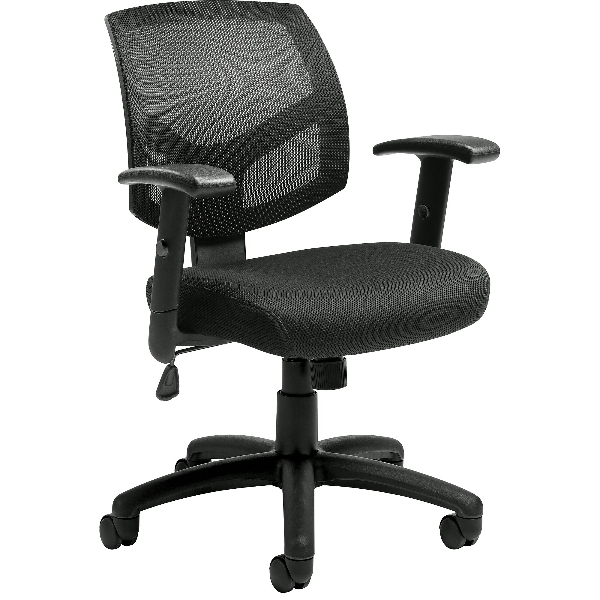 Offices To Go Mesh Back Managers Chair, Black, Adjustable Arms (OTG11514B) Sansujyuku sansujyuku.com