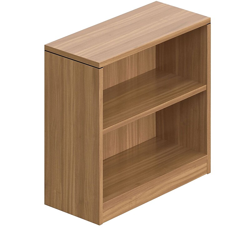 Offices To Go Superior Laminate 1 Shelf Bookcase, 30", Autumn Walnut (TDSL30BC) image 1