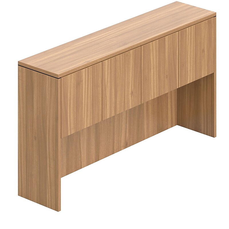 Offices To Go 66"W Desktop Hutch, Walnut (TDSL66HDAWL) image 1