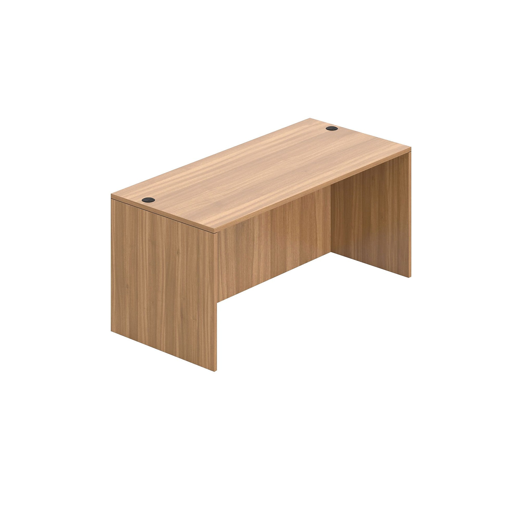 Offices To Go Superior 66″ Rectangular Desk Shell, Autumn Walnut Laminate Sansujyuku sansujyuku.com