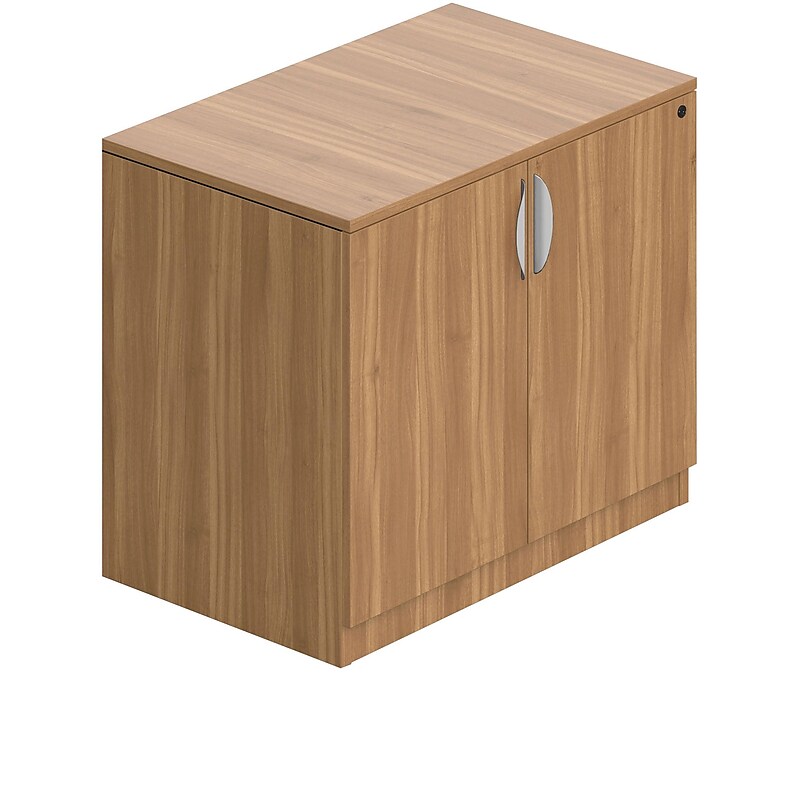 Offices To Go Superior Laminate Storage Cabinet with Lock, Autumn Walnut (TDSL3622SC-AWL) image 1