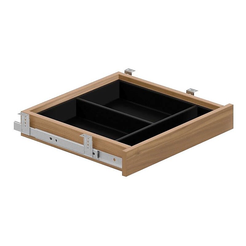 Offices To Go Superior Laminate 20" Center Drawer, Autumn Walnut (TDSL20CD-AWL) image 1