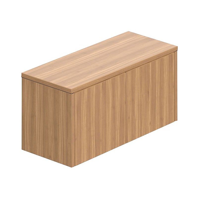 Offices To Go Superior Laminate 17"H Wall Mounted Cabinet, Autumn Walnut (TDSL36WC-AWL) image 1