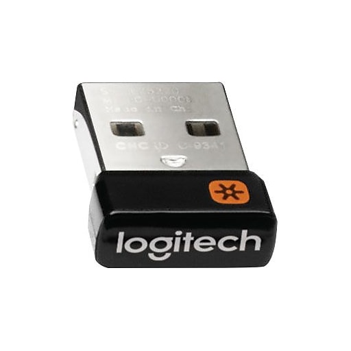 Rustik Soldat Stor vrangforestilling Logitech Unifying USB Receiver for Wireless Mouse and Keyboard, 6-Device  (910-005235) | Staples
