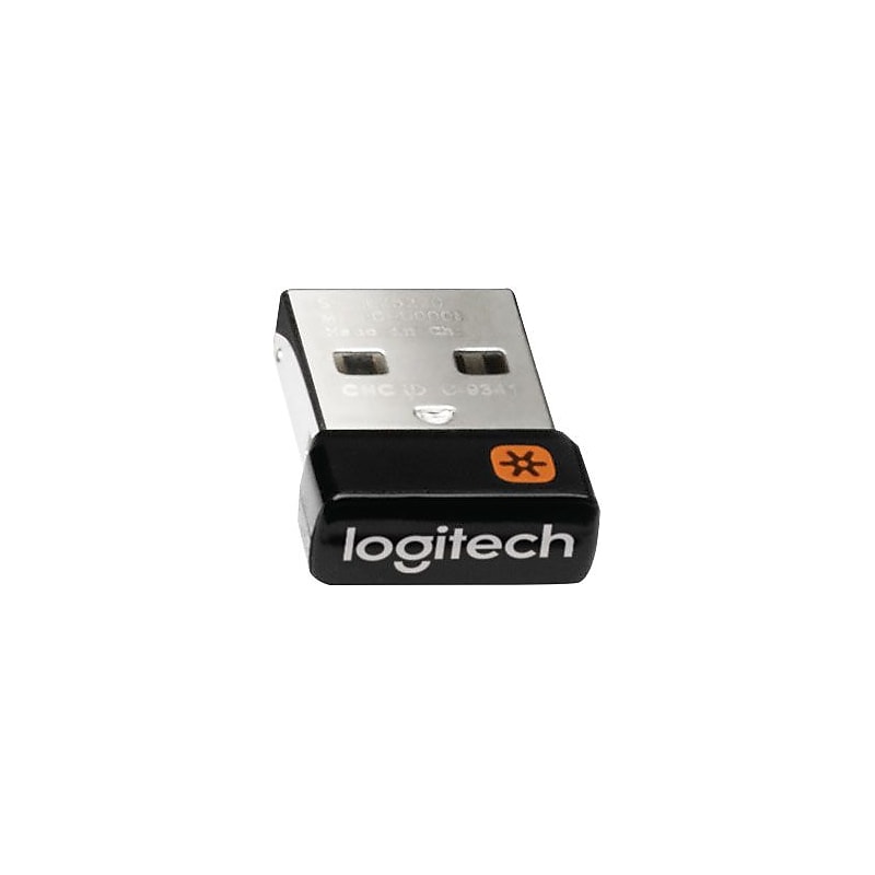 Logitech Unifying USB Receiver for Wireless Mouse and Keyboard, 6-Device (910-005235) image 1
