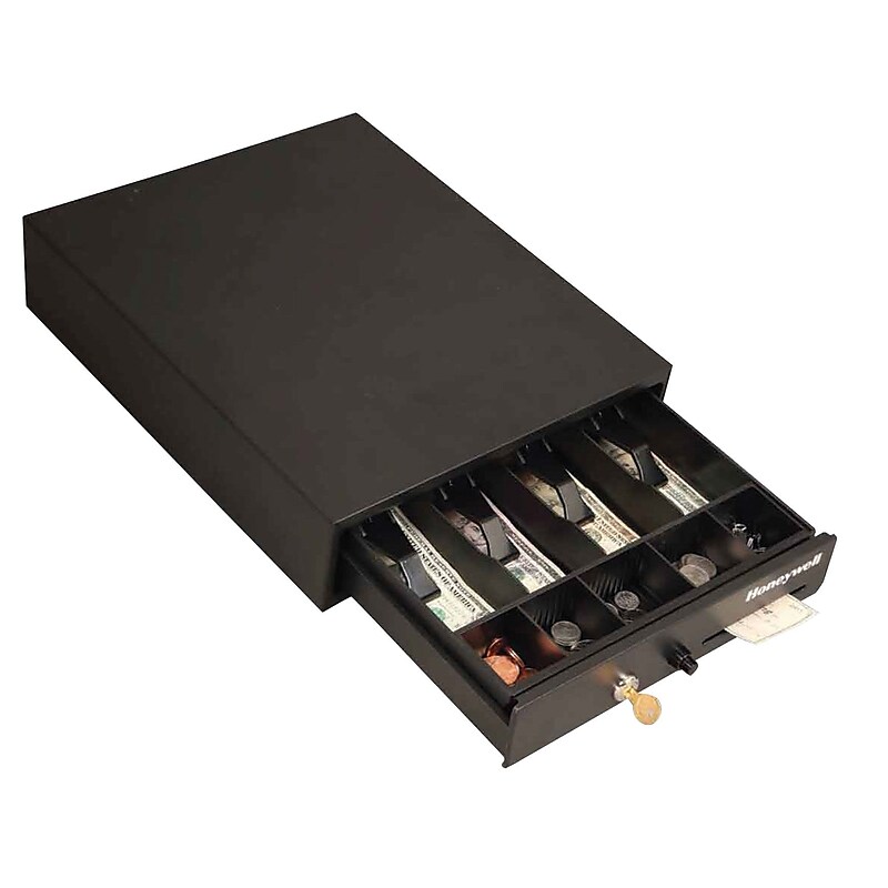 Honeywell Space-Saving Steel Cash Drawer image 1